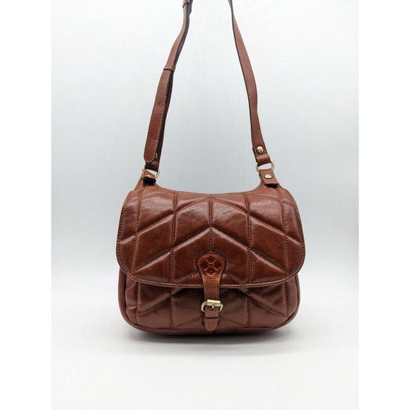 PATRICIA NASH London quilted leather vintage saddle crossbody bag -(USED) - Picture 9 of 15